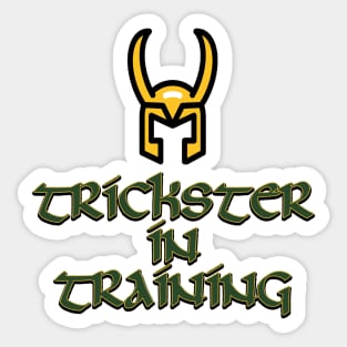 Trickster in Training Sticker